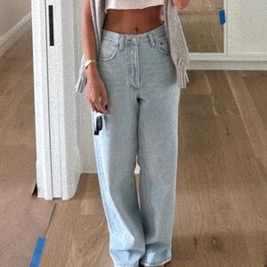 Agolde Low Slung Baggy Jeans size 23 Spark